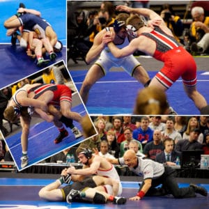 Indoor Picture of NCAA Division I Wrestling Championship Cleveland Quicken Loans Arena